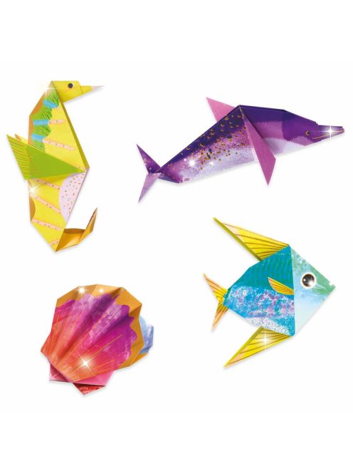 Djeco Origami - Tengeri élőlények - Sea creatures