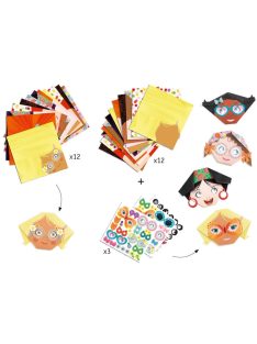 Djeco Origami - Kedves arcok - Pretty faces