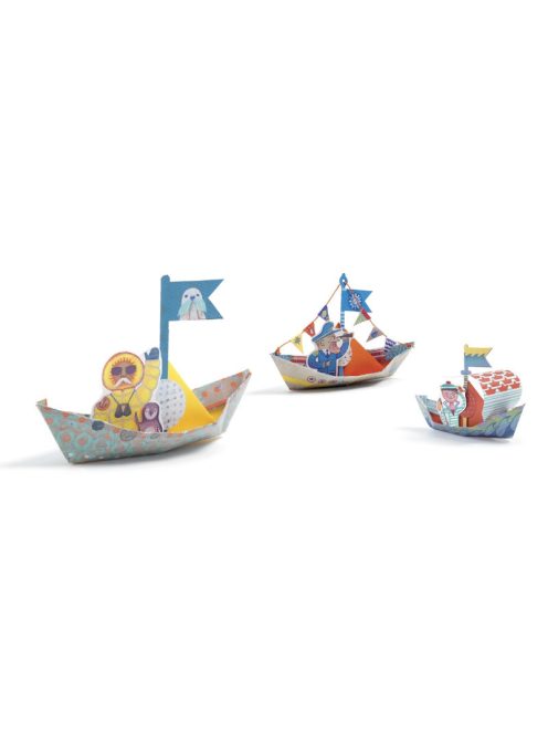 Djeco Origami - Papírcsónak - Floating boats
