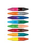 Djeco 8 duplavégű zsírkréta - 8 twins crayons
