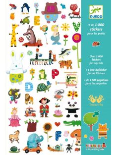   Djeco Matricák, 1000 matrica - 1000 stickers for little ones