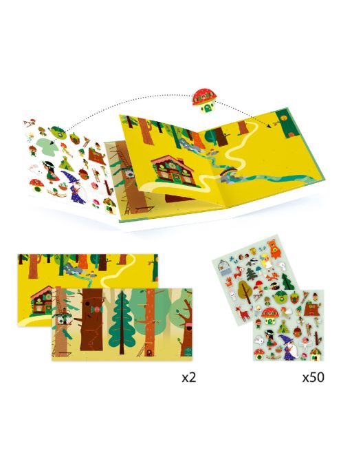 Djeco: Design by Matricás meseszövés - A varázslatos erdő - The magical forest