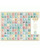 Djeco Matricák - Betűk - Alphabet stickers