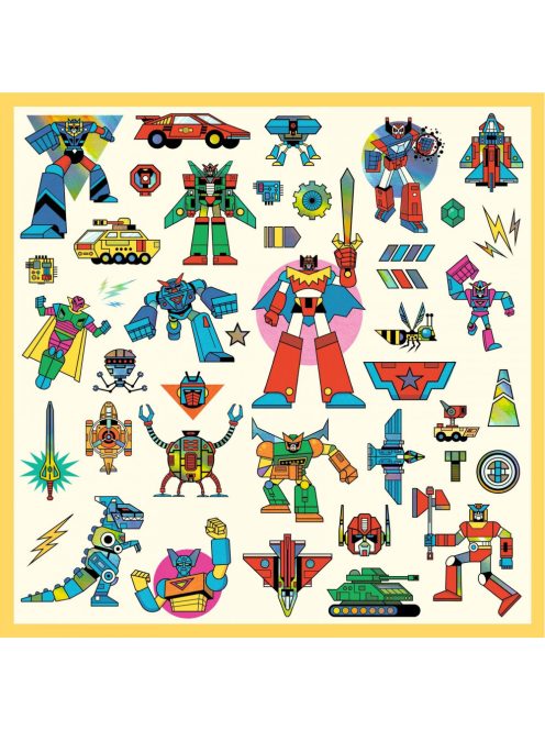 Djeco Matricák - Robotok - Robots