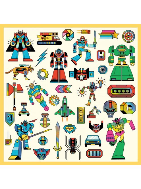 Djeco Matricák - Robotok - Robots