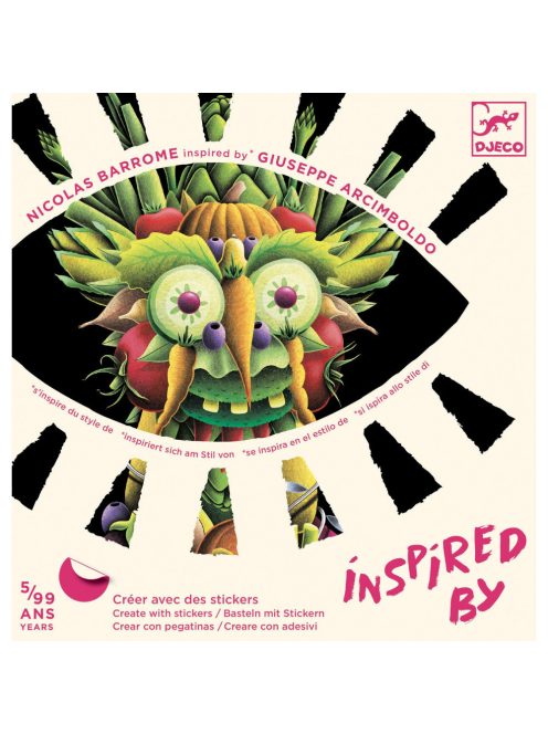Djeco Művészeti műhely, Tavaszi zöldségek, Inspired by Giuseppe Arcimboldo