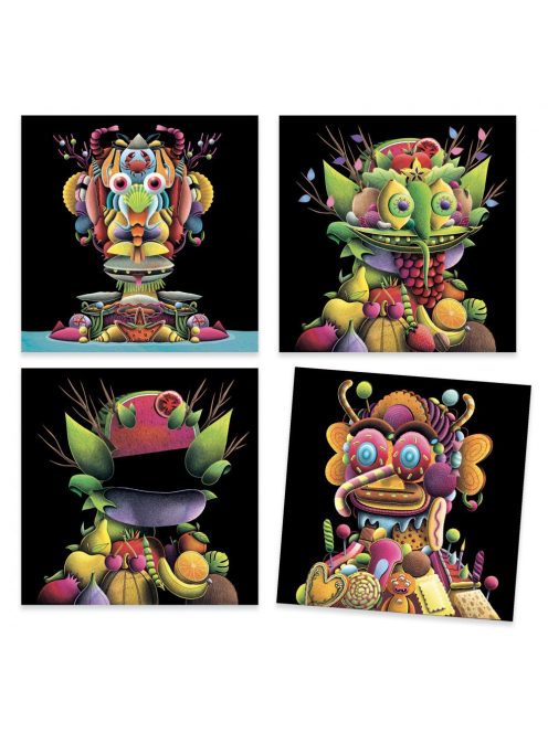 Djeco Művészeti műhely, Tavaszi zöldségek, Inspired by Giuseppe Arcimboldo