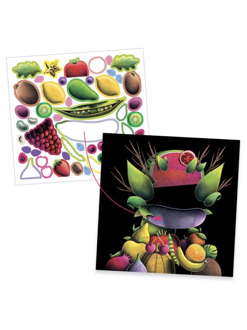 Djeco Művészeti műhely, Tavaszi zöldségek, Inspired by Giuseppe Arcimboldo