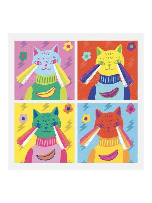 Djeco Művészeti műhely, Toppon, Inspired by Andy Warhol