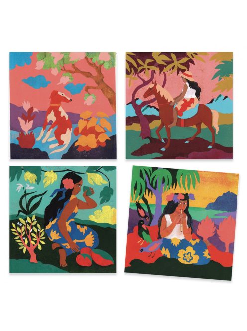 Djeco Művészeti műhely, Polinézia, Inspired by Paul Gauguin