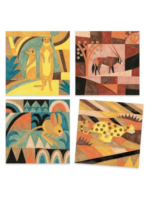 Djeco Művészeti műhely, Sivatag, Inspired by Paul Klee