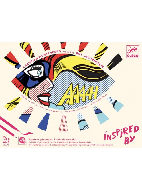 Djeco Művészeti műhely, Szuperhősök, Inspired by Roy Lichtenstein