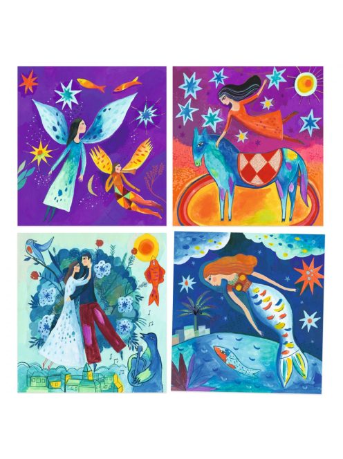 Djeco Művészeti műhely, Álomban, Inspired by Marc Chagall