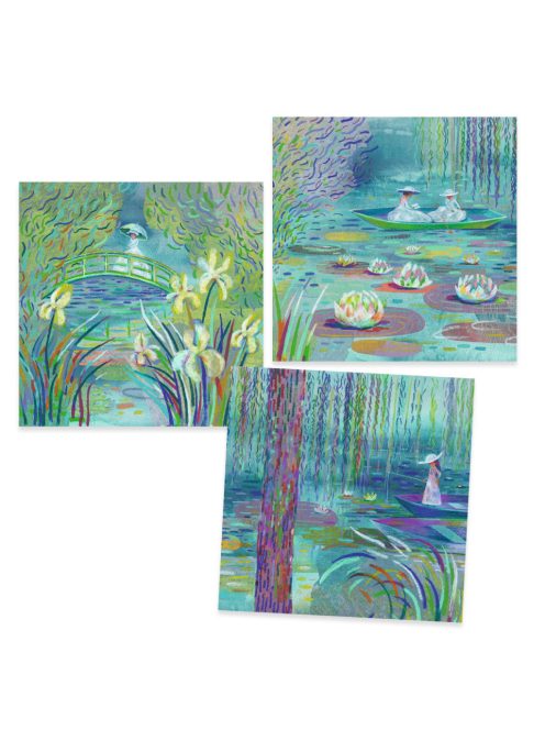 Djeco: Design by Művészeti műhely - Tavirózsák - Inspired by Claude Monet - Water Lily