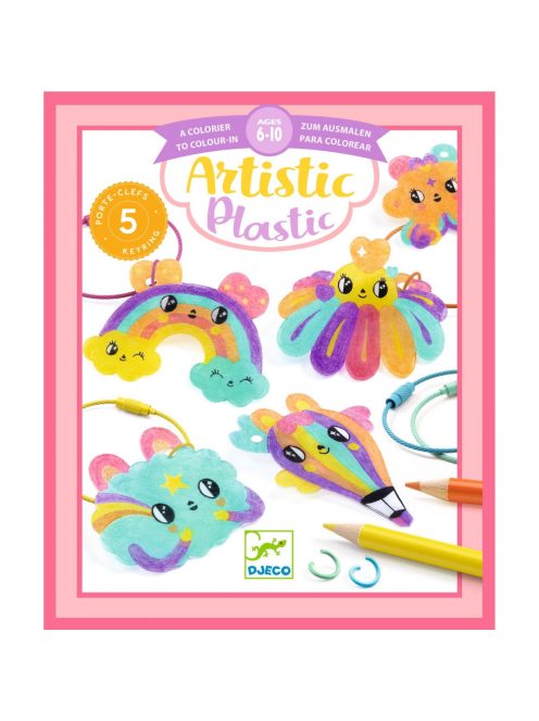 Djeco Magic plastic - Cuki kulcstartó díszek