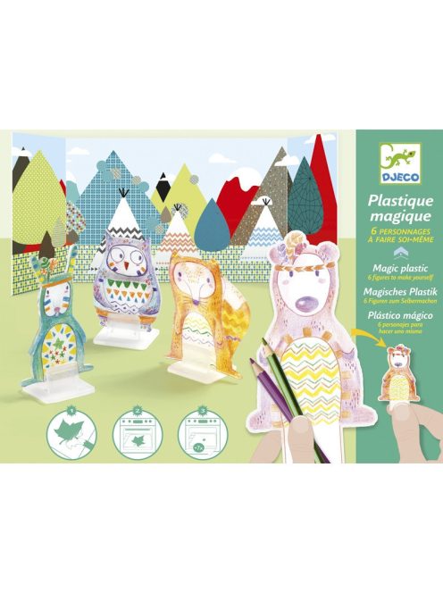 Djeco: Design by Magic plastic figura készítés - Vaumiau 