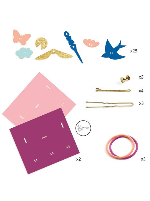 Djeco Magic plastic ékszerkészítés - Hajba valók