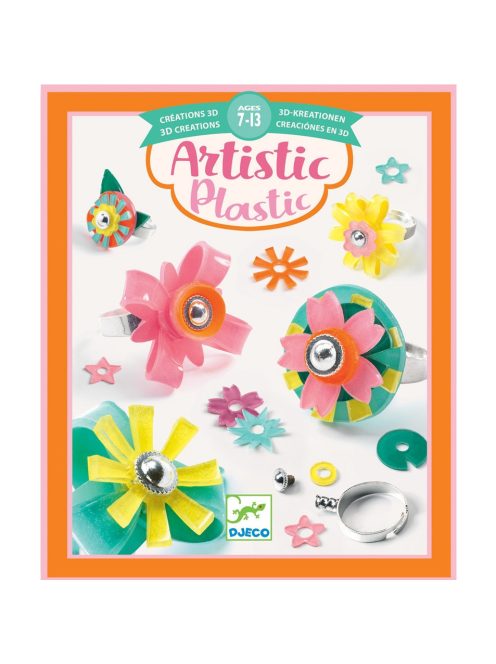 Djeco Magic plastic ékszerkészítés - Gyűrűk