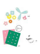 Djeco Magic plastic ékszerkészítés - Gyűrűk