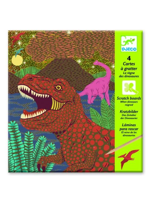 Djeco Karckép technika - Dinoszauruszok