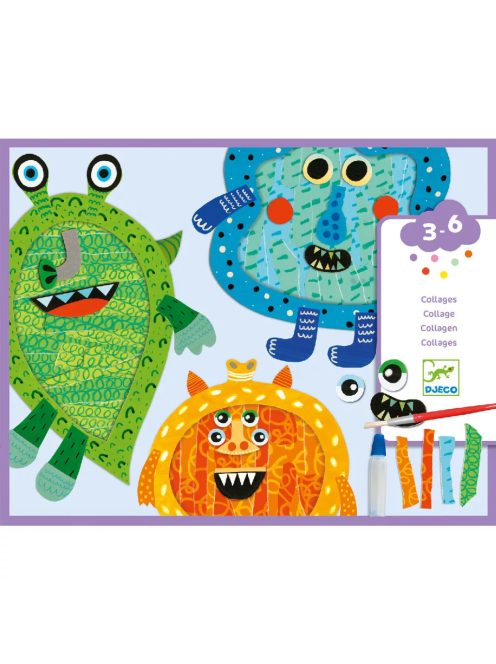 Djeco: Design by Tear and stick - Tépkedős ragasztós
