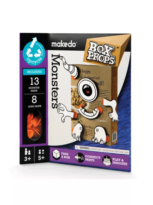 Makedo BoxProps Arcok - Szörnyek Monsters