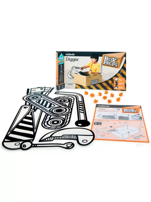Makedo BoxProps Közlekedés - Markoló Digger