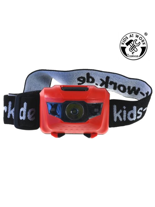 Kids at Work Fejlámpa LED-es, 1 W, ÚJ - STIRNLAMPE 1 WATT LE
