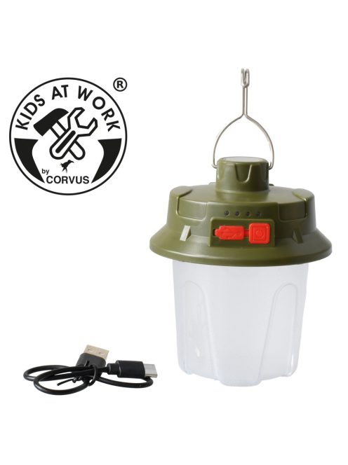 Kids at Work LED kempinglámpa