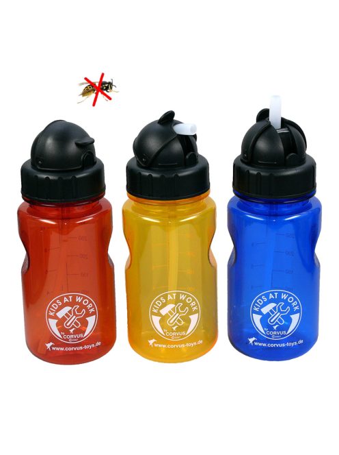 Kids at Work Kulacs szívószállal