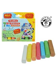 Kids at Work Aszfaltkréta 7 db-os - színes