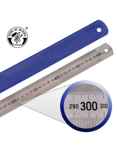 Kids at Work Fémvonalzó - 50 cm