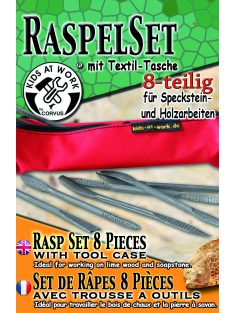 Kids at Work Faráspoly készlet, 8 részes, szövet tokban