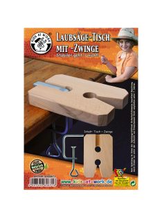 Kids at Work Villásvégű lombfűrész-pad rögzítővel