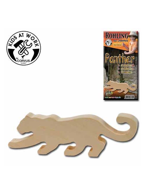 Kids at Work Fafaragás - Párduc figura körbevágva