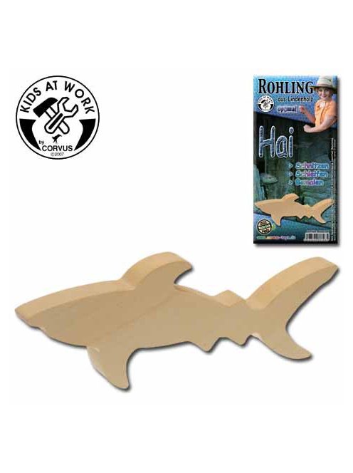 Kids at Work Fafaragás - Cápa figura körbevágva