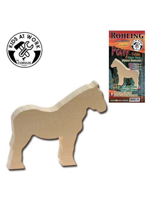 Kids at Work Fafaragás - Pónicsikó figura körbevágva