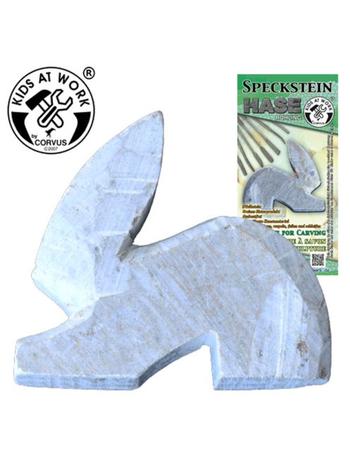 Kids at Work Kőszobrászat - Szappankő nyúl készítés