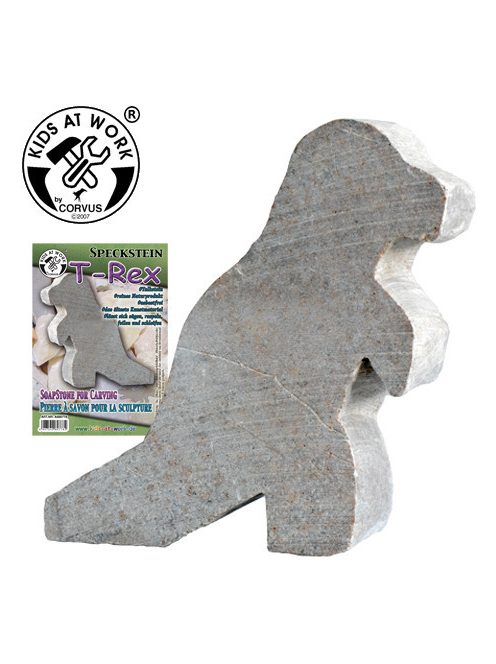 Kids at Work Kőszobrászat - Szappankő t-rex készítés