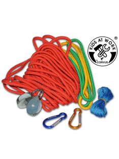 Kids at Work Többfunkciós kötélpálya 10 m kötéllel