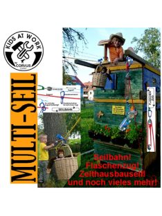 Kids at Work Többfunkciós kötélpálya 10 m kötéllel