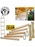 Kids at Work Kötéllétra készítő készlet 5 rúddal