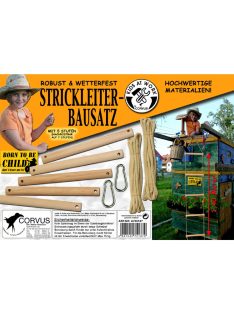 Kids at Work Kötéllétra készítő készlet 5 rúddal