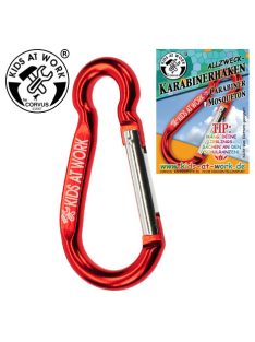 Kids at Work Karabiner 80 mm, alumínium