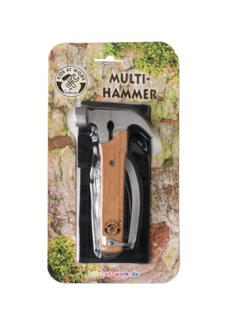 Kids at Work Multifunkciós kalapács - Zsebszerszám