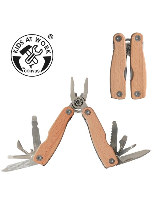 Kids at Work Sokfunkciós kéziszerszám nemesfa markolattal