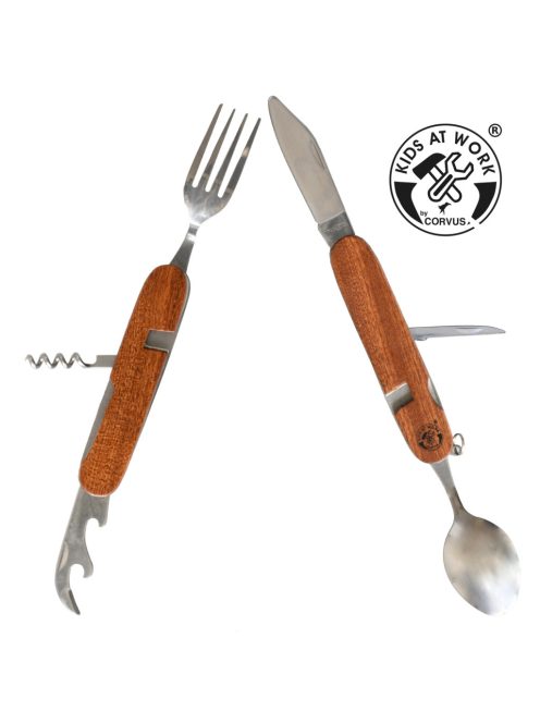 Kids at Work Zseb evőeszköz nemesfa nyéllel