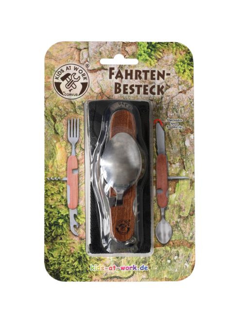 Kids at Work Zseb evőeszköz nemesfa nyéllel