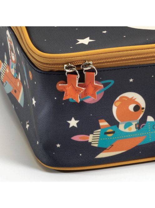 Djeco Trendi kis bőrönd - Űrutazás - Space suitcase