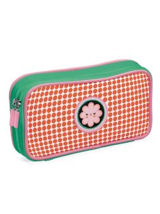   Djeco Tolltartó két rekesszel sok zsebbel Virág - Fleur stationery kits